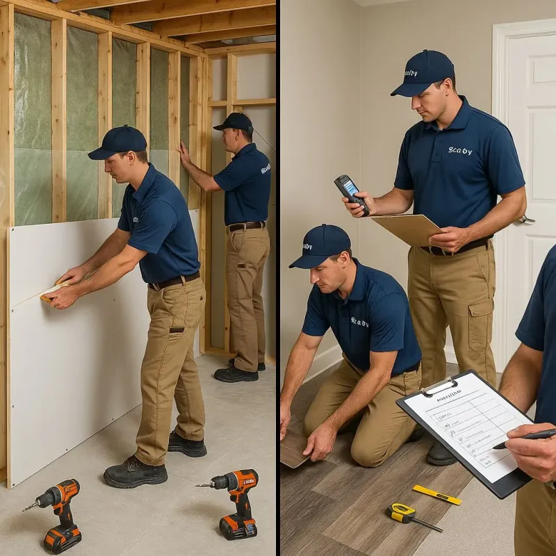 Repairs and Reconstruction process in West Mountain, UT
